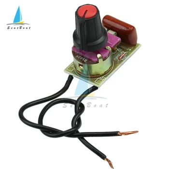 1 Adet 100W Dimmer Modülü DIY Kiti Potansiyometre Anahtarı ile Hız Düzenleme Modülü Arduino için Elektronik Suite Laboratuvar