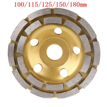 100/115/125/150 / 180mm Elmas Segmenti Taşlama Fincan Disk Değirmeni Beton Granit Taş Kesim Damla Gemi