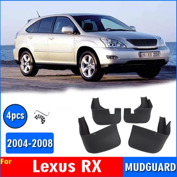2004 2005 2006 2007 2008 Lexus RX330 RX300 RX350 RX400h Çamurluk Çamurluk Çamur Flap Muhafızları Sıçrama Çamurluklar Araba Aksesuarları