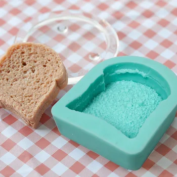 2D Tost Dairesel Formları Silikon Mousse Kek ekmek kalıbı Formu Kalıp Tatlı DIY AromaHousehold Zanaat Araçları