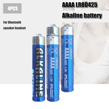 4 Adet AAAA LR61 AM6 Alkalin Pil E96 LR8D425 MN2500 MX2500 4A Bluetooth Kulaklık çalar saat Bilgisayar Test Cihazı