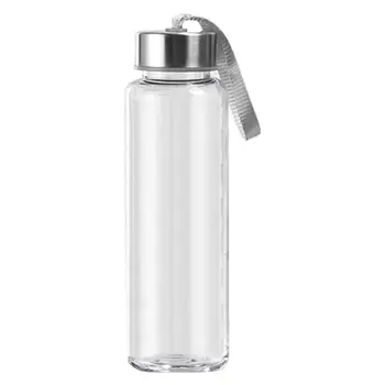 50 % Sıcak Satış 300/400/500ML Açık Spor Taşınabilir Plastik Su bardağı İçme Suyu Şişesi Şeffaf Su saplı şişe