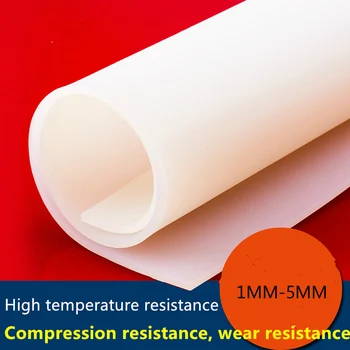 500x500mm yüksek kaliteli silikon kauçuk levha ısıya dayanıklı yastık silikon ped kalın 0.5/1/2/3/4/5mm