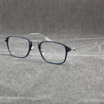 Altıgen Marka Retro Asetat Yeni Optik Gözlük En Kaliteli Miyopi Gözlük Çerçevesi Kare Reçete Gözlük Çerçeveleri MB0159O