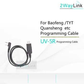Amatör Radyo Baofeng UV - 5R Radyo Programlama Kablosu Walkie Talkie için UV 5R Waki Taki UV-82 H77 USB kablosu GT - 3 GT-3TP UV-5RTP TG-UV2