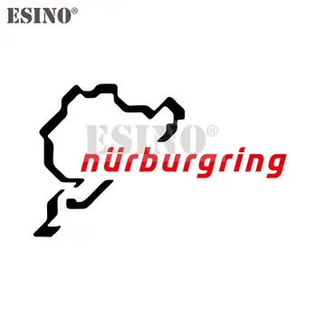 Araba Styling Yaratıcı Komik Moda Çıkartması Nurburgring Motor Sporları Yarış Yol PVC 3D Oyma Sticker Tüm Vücut Filmi Vinil