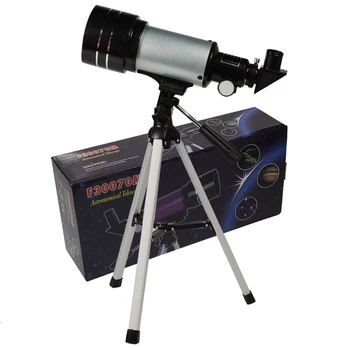 Açık Astronomik Teleskop Tripod ile F30070M / F36050 Teleskopik Monoküler Refrakter Uzay Spotting Kapsamı Çocuklar için Hediye