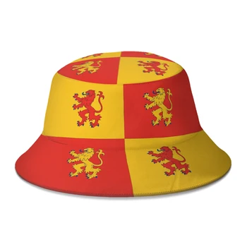 Baner Owain Glyndwr Galce Galler Ulusal Bayrak Kova Şapka Kadın Erkek Genç Katlanabilir Bob Balıkçı Şapka Panama Kap Streetwear