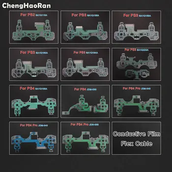 ChengHaoRan Için PS2 PS3 PS4 Denetleyici İletken Film Flex Kablo PS4 Pro Slim Joystick Onarım Bölümü, JDM 030 040 JDS-055
