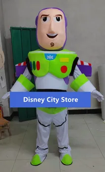 Cosplay Disney Oyuncak Hikayesi Buzz Lightyear Ahşap çizgi film karakteri Maskot Reklam Kostüm süslü elbise Parti Hayvan karnaval