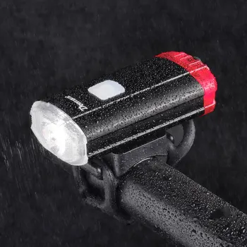Deemount Far Arka İşık 2 in 1 Bisiklet Ön Aydınlatma Arka Görsel Uyarı 15 İşık Modları USB Şarj Kask Gidon Montaj