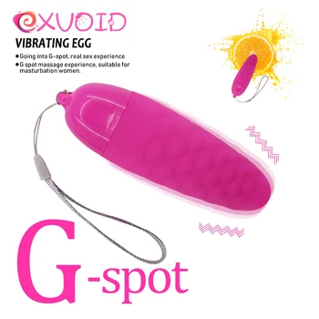 EXVOID Güçlü Titreşim Yumurta Vibratör g-spot Masaj Klitoris Stimülatörü Taşınabilir Yapay Penis kurşun vibratör Kadınlar için Seks Oyuncakları