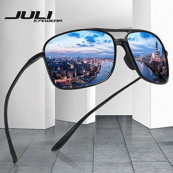JULI Polarize Pilot Spor Güneş Gözlüğü Erkekler Kadınlar Tr90 Kırılmaz Çerçeve Koşu Balıkçılık Beyzbol Sürüş MJ8006