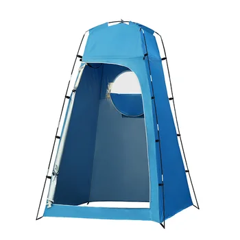 Kamp Duş Çadırı 1.3*1.3*2.1 m/4.3*4.3*6.9 ft Açık tuvalet çadırı Çıkarılabilir Alt Taşınabilir Gizlilik Barınak gölge çadırı Yeni