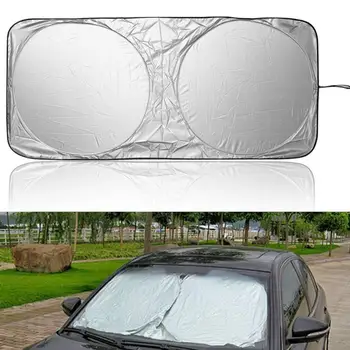 Katlanabilir araç ön camı Güneşlik Büyük Boy UV Koruma Evrensel Gölge Siperliği Araba Ön Cam Araba Aksesuarları