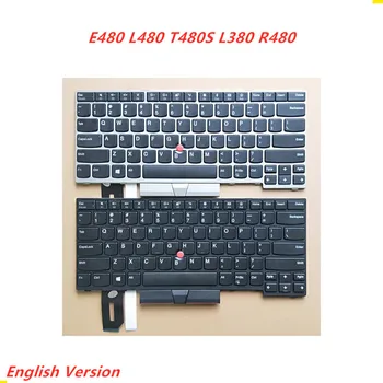 Laptop İngilizce Klavye İçin Lenovo E480 L480 T480S L380 R480 Dizüstü Yedek düzeni Klavye
