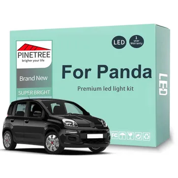 Led İç İşık Kiti Fiat Panda İçin 2 3 II III 169 312 319 2003-2018 Led Ampuller Canbus Hata Yok