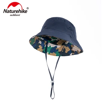 Naturehike SUPPLEX Güneşlik Balıkçı Şapka Ultralight Katlanır Yaz Çabuk kuru Kova Şapka Avcılık Yürüyüş balıkçı şapkası NH18H008-T