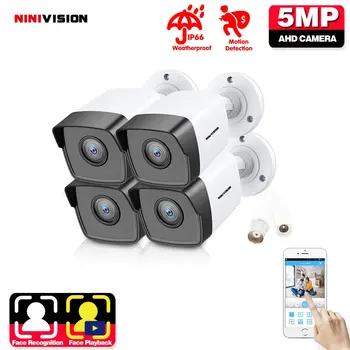 NINIVISION AHD Analog Yüksek Çözünürlüklü Gözetim Kamera 5000TVL AHDH 5.0 MP 720 P 1080 P AHD CCTV Kamera Güvenlik Kapalı Açık