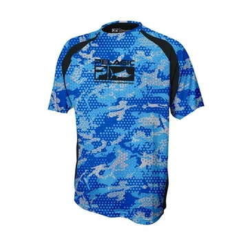Pelajik Giyim balıkçılık kıyafetleri Açık Erkekler kısa kollu tişört Balık Gömlek UPF50 Güneş Maillot Nefes Kapşonlu Olta Giyim