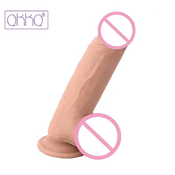QKKQ Kalın Büyük Yapay Penis enayi ile Gerçekçi Penis Seks Oyuncakları Kadınlar İçin Yapay Penis Temizle Damarlar Büyük Erotik ürünler Seks oyuncakları