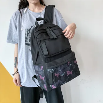 Schoolbag Kadın Kore Versiyonu Yeni 2021 Çok amaçlı Sırt Çantası Okul Öğrencileri Eğlence seyahat sırt çantası Özelleştirme