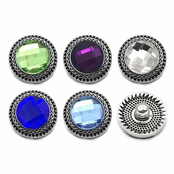 Toptan metal Rhinestone Yapış Düğmeler W132 Çapraz Yüksek topuklu Dıy Takı fit 18mm Snap düğmesi Kolye/Bilezikler kadınlar için