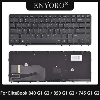 YENİ Dizüstü ABD Düzeni Arkadan Aydınlatmalı Klavye Hp EliteBook 840 G1 G2 850 G1 G2 745 G1 G2 ZBook 14 Dizüstü Backlilght Klavye