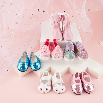 Yumuşak Deri Bebek Ayakkabıları 5 cm 14 İnç 20 cm oyuncak bebek giysileri Ayakkabı Aksesuarları Kız Hediye Sevimli Mini ayakkabı DIY